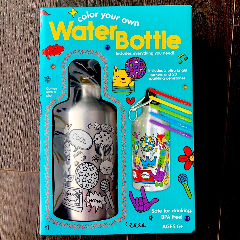 Color Your Own Water Bottle